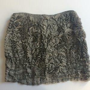 Skirt with ruffles